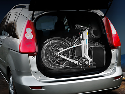 folding electric mountain bike